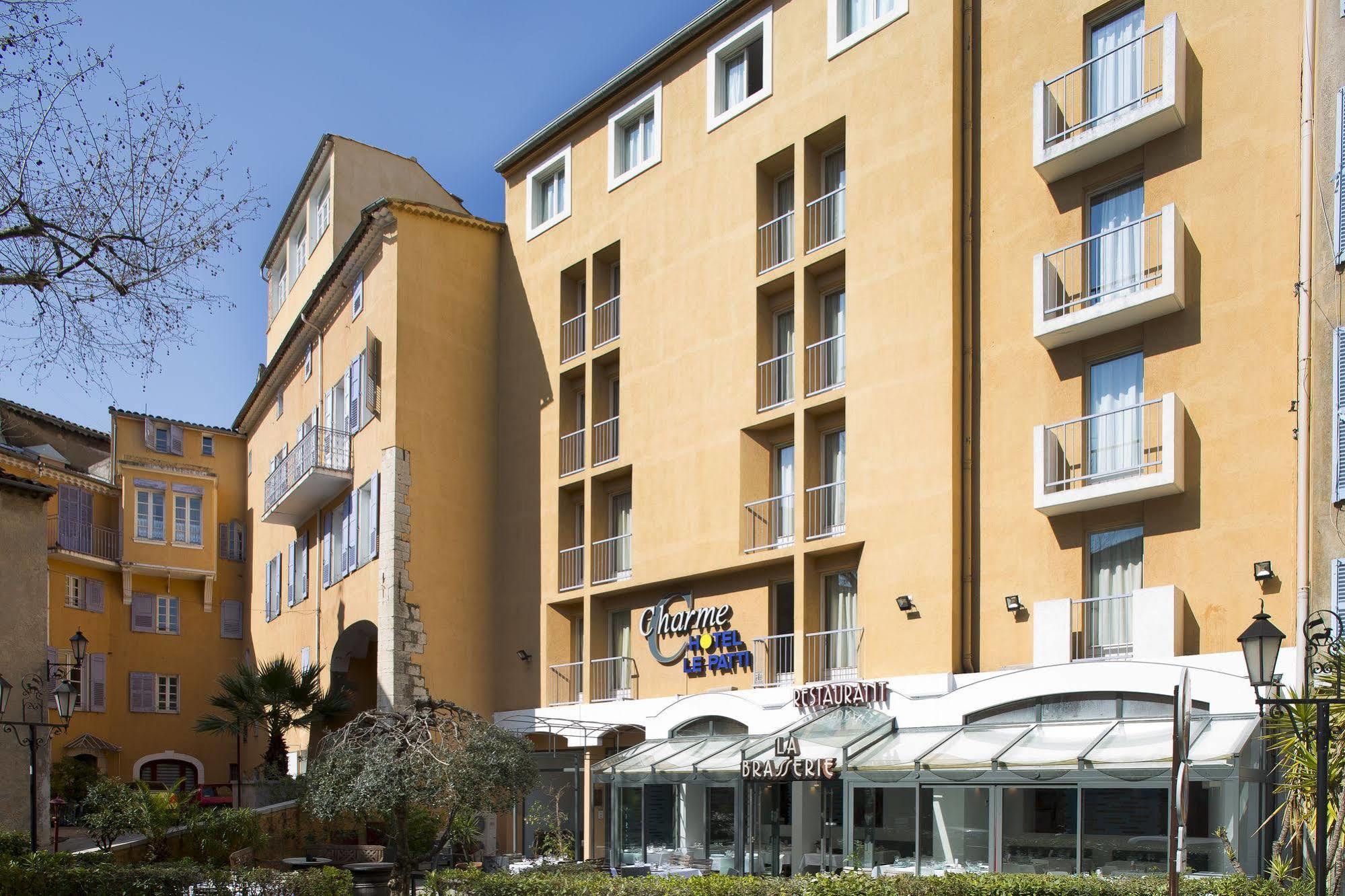 Hotel Restaurant Du Patti Grasse Exterior foto